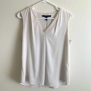 White House Black Market Single-Pleat Shell